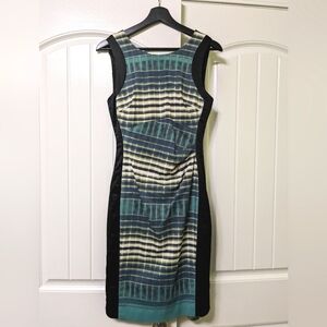 KAREN MILLEN Dress - Plaid Print Signature Stretch